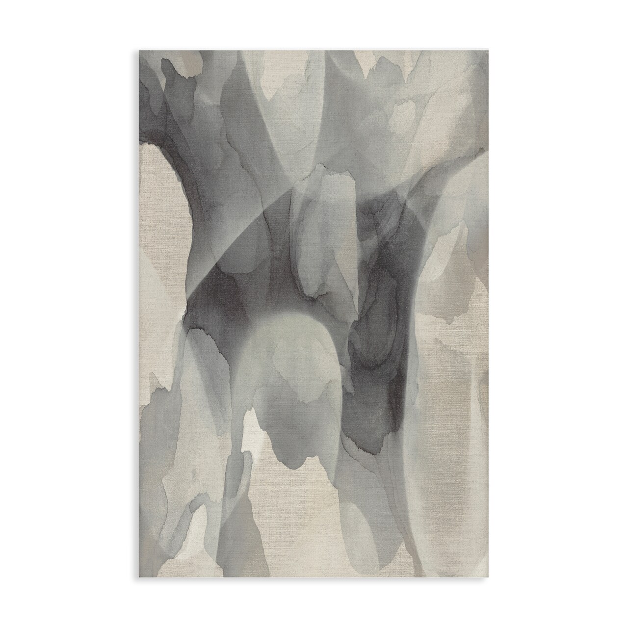 Stupell Industries Monochrome Watery Drips Canvas, design by Kippi Leonard